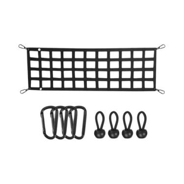 Imagem de Rede Organizadora De Bagageiro De Carro Com Proteção UV, Divisor De Ca