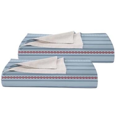 Imagem de Kit 2 Colchas Solteiro Teka Allegro Plus 90 fios 150x230 cm