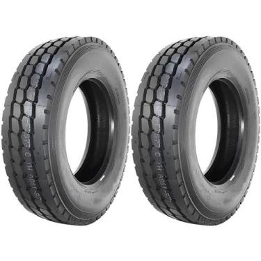 Imagem de Kit 2 Pneus 275/80R22.5 Liso Misto 18 Lonas 149/146K MA40A Linglong
