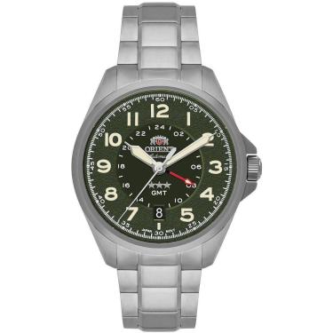 Imagem de Relógio Masculino Orient Sport Land GMT Automático 3 Stars NH3SS017E2SX Pulseira Metal...