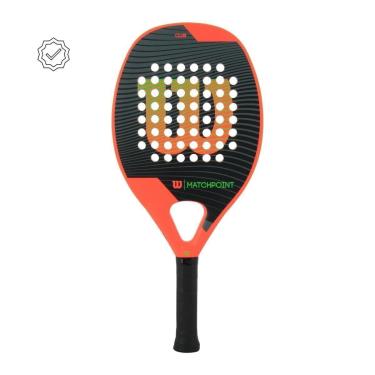 Imagem de Raquete Beach Tennis Wilson Matchpoint Fibra De Vidro Iniciante Feminino Masculino-Unissex