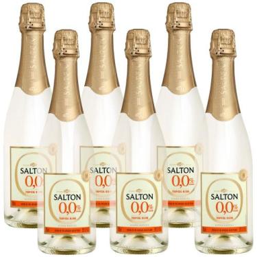 Imagem de Kit 6 Espumante Salton Zero Álcool Tropical Blend 750ml