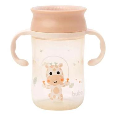 Imagem de Copo Treinamento Buba C/Alça Removivel 360 Zoo Girafa 300ml