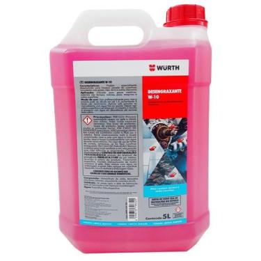 Imagem de Desengraxante W10 5L Wurth 0890107701 Unitário