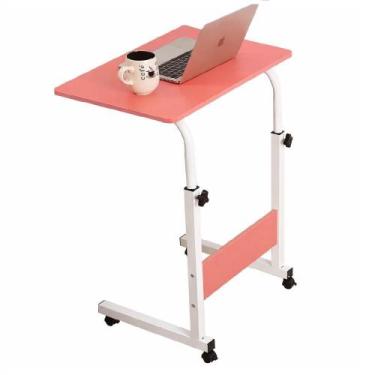Imagem de Escrivaninha Notebook Rosa Ajustável Compacta - Yeet