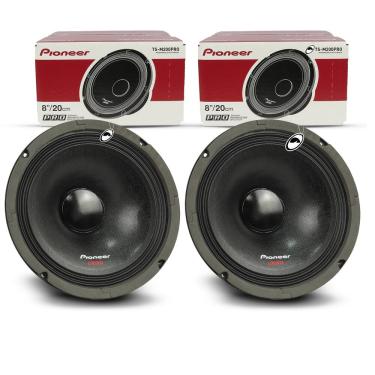 Imagem de Kit 2 Alto Falante Mid Range 8" TS-M200 Profissional 1000W RMS 8 Ohms