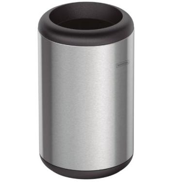 Imagem de Lixeira Tramontina Portofino 10L Inox Médio Banheiro Cozinha