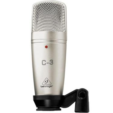 Imagem de Microfone Condensador Profissional P/ Estúdio C3 - BEHRINGER