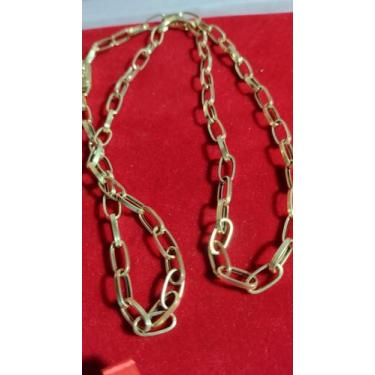 Imagem de Cordão Ouro 18 kilates 5 mm Peso 11.80 Gramas Ouro Amarelo 60 Cm Oco