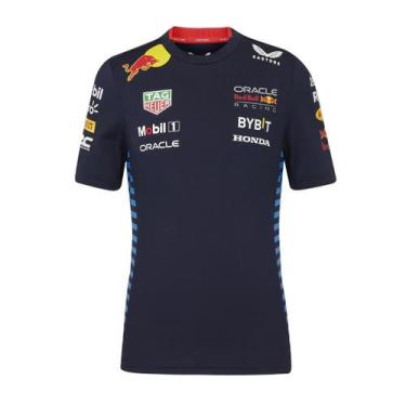 Imagem de Camiseta Infantil Red Bull Racing F1 Oficial, Azul escuro, M