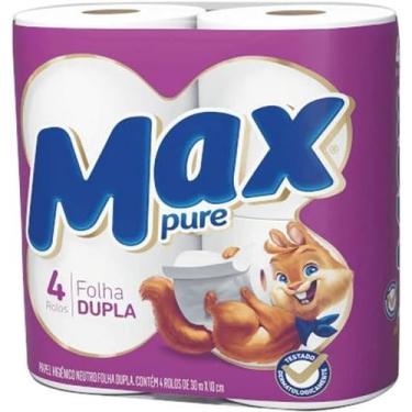 Imagem de Papel Higienico 4 Rolos Max Pure