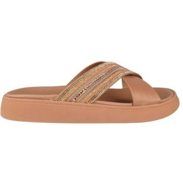Imagem de CHINELO MOLECA 5469138 Cor:MULTI OURO ROSADO-NUDETAMANHO:36, Multi our