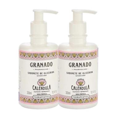 Imagem de Kit 2 Sabonete Líquido Sabonete Líquido Granado Calêndula Mãos Corpo T