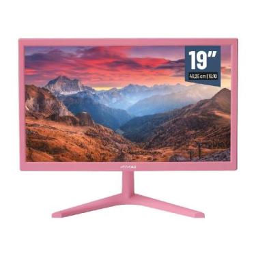 Imagem de Monitor Led 19" Mymax 60hz Hdmi Vga Rosa