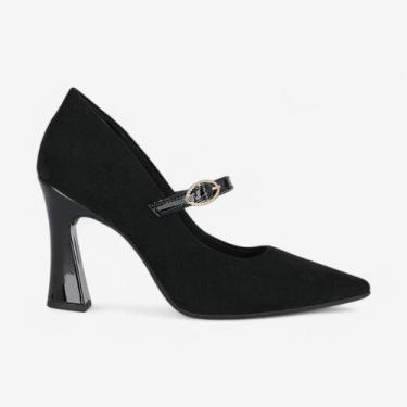 Imagem de Sapato Scarpin Piccadilly Feminino, Preto, 38