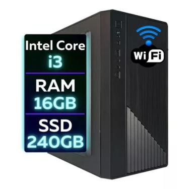 Imagem de Pc Computador Cpu Intel Core I3 4160 Ssd 240gb 16gb Ram + Wifi - CONEC