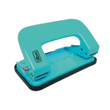 Imagem de Perfurador 2 Furos Para 10 Folhas P200 Verde Água - Tilibra