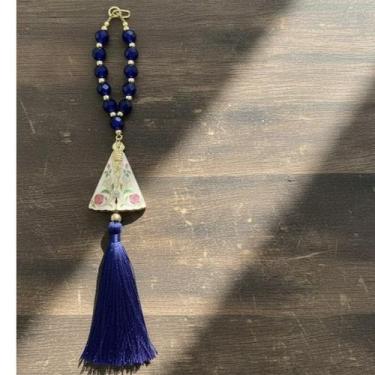 Imagem de Dezena Terço Dourado Nossa Senhora de Nazaré Católico 27,5 cm - PRA VC