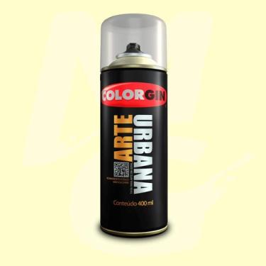 Imagem de Tinta Spray 400ml Arte Urbana Colorgin Alta Cobertura, Amarelo Ipanema