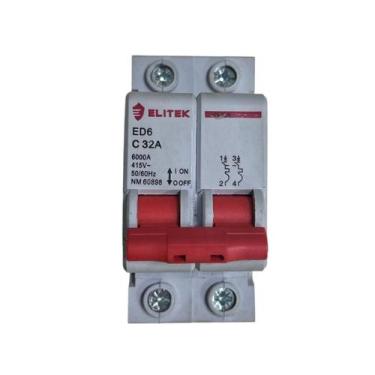 Imagem de Disjuntor Monopolar 32A Curva C 4ka 230v A 400v Aplicações Diversas - 