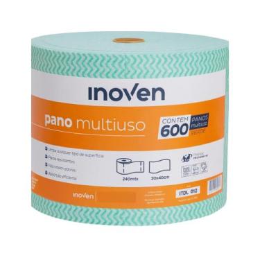 Imagem de Inoven Pano Multiuso Tipo Perfex Limpeza Picotado Rolo 240 Metros - 20
