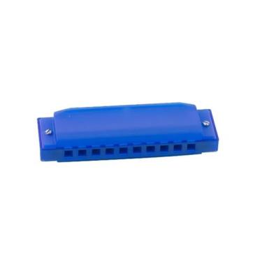Imagem de Gaita De Boca Dolphin 20 Vozes Diatônica Azul C Azul