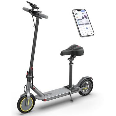 Imagem de Patinete Elétrico Joyhis 350W Dobrável com Assento e Pneus de 8,5"