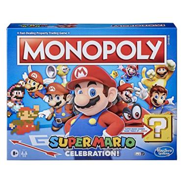 Imagem de Monopoly Super Mario Celebration Board Game c/ Efeitos Sonoros - Inglês
