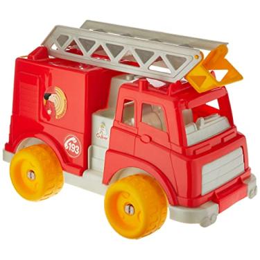 Imagem de Caminhão Bombeiros Blocos Bricks e Klicks Gulliver, Multicor