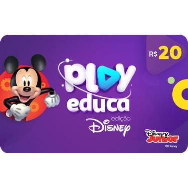 Imagem de Gift Card Digital Play Educa Edição Disney Escola 24H 1 Mês