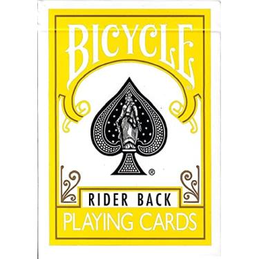 Imagem de Baralho Bicycle Rider back Amarelo