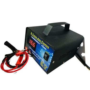 Imagem de Carregador De Bateria Carro Moto Náutica 12 V Automotivo