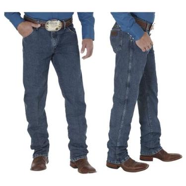 Imagem de Calça Jeans Masculina Comfort Cowboy 46 Azul Wrangler
