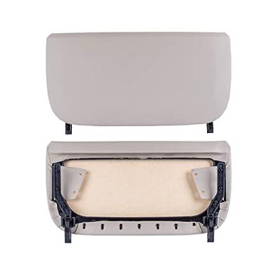 Imagem de Hacreyatu Capa de bolso para banco traseiro para encosto capa de painel de assento compatível com B-MW Série 5 F18 G7 F07 Série 7 F02 (ostra)