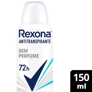 Imagem de Desodorante Rexona Sem Perfume Feminino Aerossol Antitranspirante com 150ml 150ml