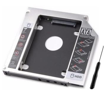 Imagem de Adaptador DVD para SSD HD Sata Notebook Drive Caddy 9.5mm