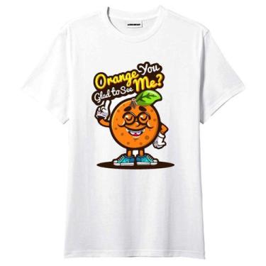 Imagem de Camiseta Laranja Orange Desenho Tumblr - King Of Print