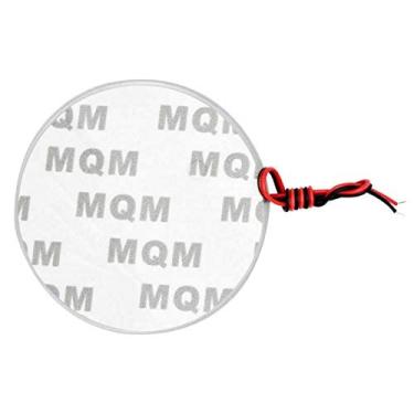 Imagem de MACHSWON Adesivo de crachá de luz de carro - Lâmpada de emblema LED de 82 mm compatível com lâmpadas brancas BMW para carros