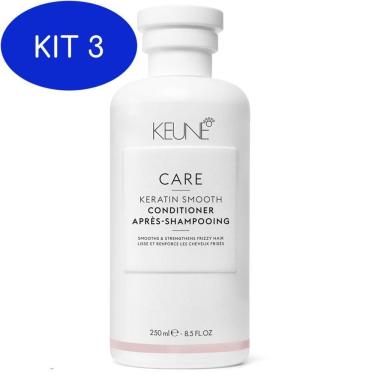 Imagem de Kit 3 Keune Care Keratin Smooth Condicionador 250ml