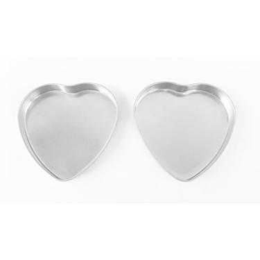 Imagem de Quadrapoint Panelas de coração compatíveis com forno Easy Bake