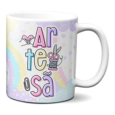 Imagem de Caneca Artesã Profissão Artesanato Presente Criativo Fofo (Branca)