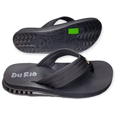 Imagem de Chinelo DuRio Ultra Premium Neo Black Indicado Para Esporão e Fascite Plantar (preto, br_footwear_size_system, adult, numeric, numeric_44)