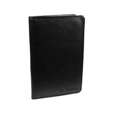 Imagem de Fasolo, U024143751, Porta Passaporte Unissex Cartões Documentos de, cor Preto, Couro