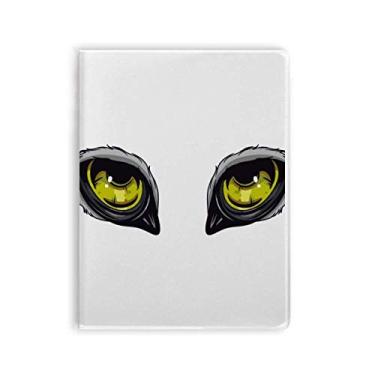 Imagem de Caderno de desenho animado de coruja para decoração de olhos com capa macia Diário