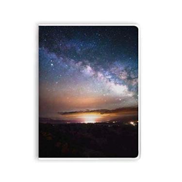 Imagem de Diário de capa macia para caderno Nebulae Galaxy Dark Night Sky