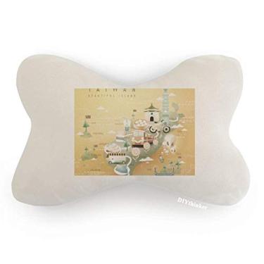 Imagem de DIYthinker Beautiful Islead Taiwan Almofada para decoração de pescoço com acabamento de carro