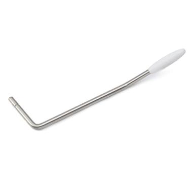 Imagem de Musiclily Ultra 5mm Aço inoxidável Alavanca Tremolo com Encaixe para Ponte Tremolo China Wilkinson M série, Cor Original com Ponta Branca