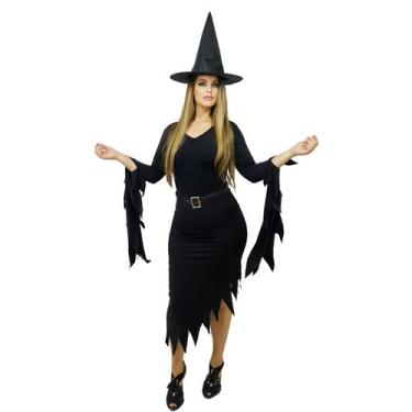 Fantasia Vampira Adulta Feminina de Halloween Luxuosa