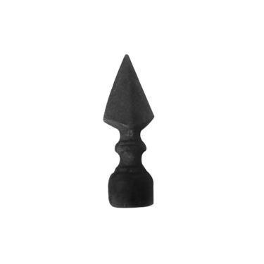 Imagem de Ponteira Ponta de Lança Ferro N02 Grade Portão Muro 4x14cm