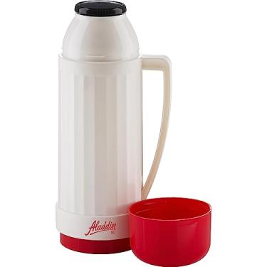 Imagem de Aladdin Garrafa Térmica Continental Branca/Preto ou Branca/Vermelho Vivo | 500ml